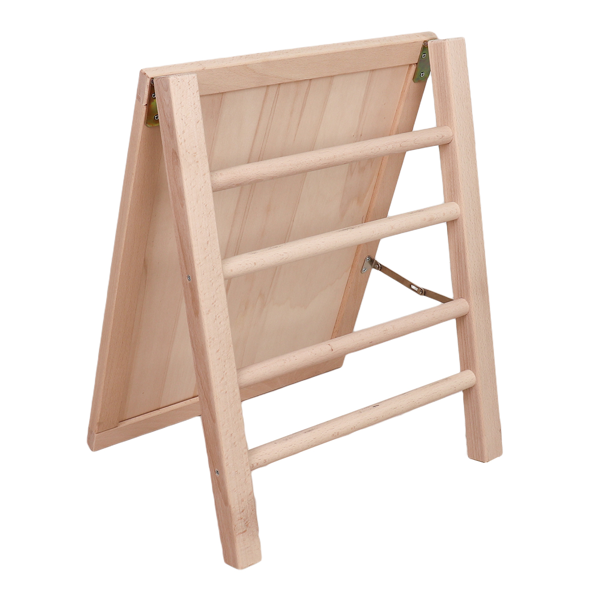 Kreidetafel Aussteller aus Buchenholz